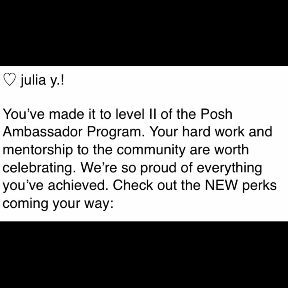 ✨Level II Posh Ambassador✨ - Picture 3 of 3